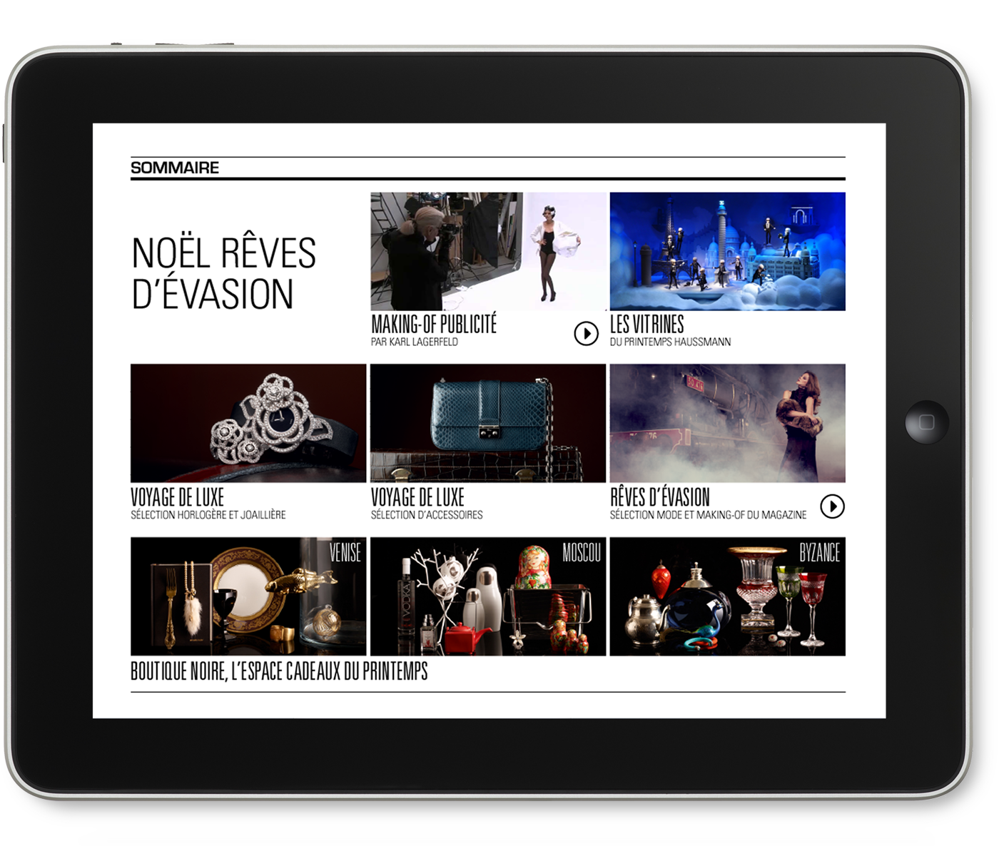 Catalogue Printemps iPad