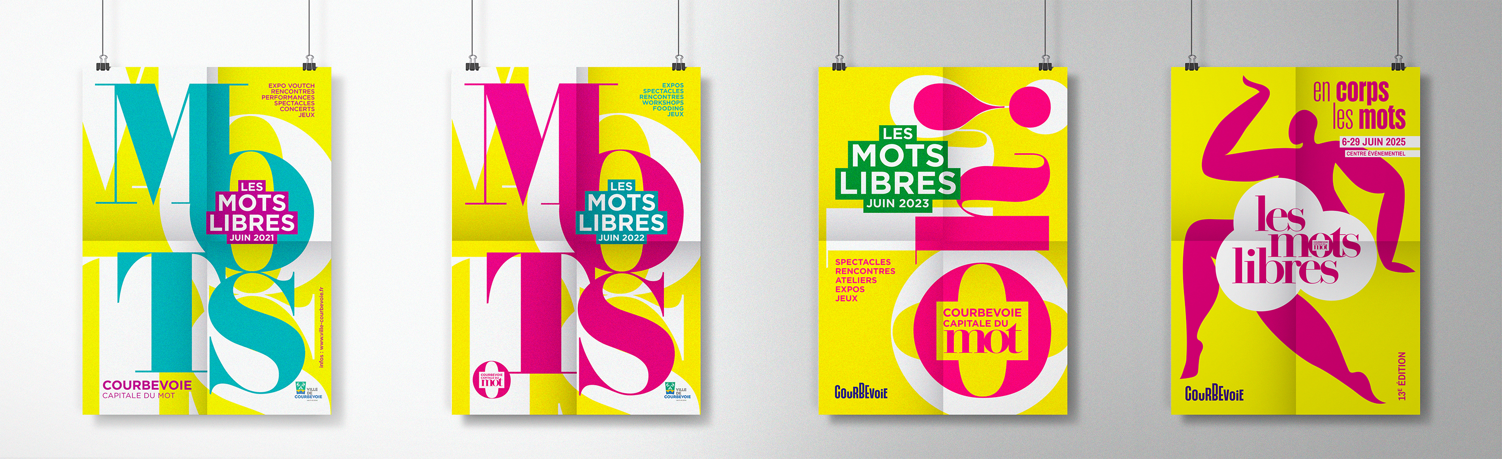 Les Mots Libres, affiches
