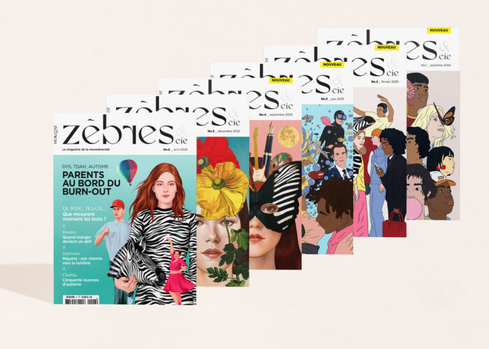 Direction artistique et réalisation du magazine Zèbres&cie